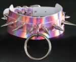 collier a pointes strobo laser rose 1