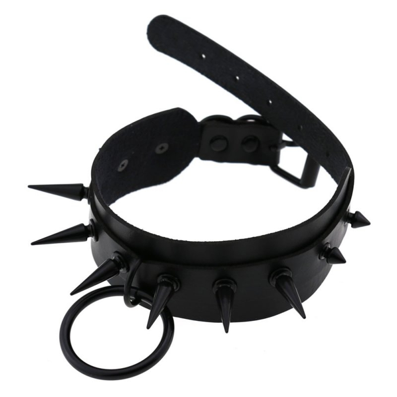 collier a pointes strobo lish noir 1