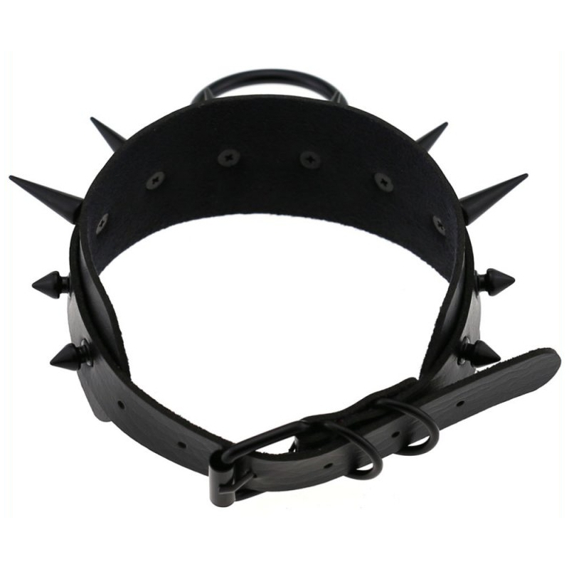 collier a pointes strobo lish noir 2
