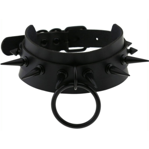collier a pointes strobo lish noir