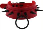 collier a pointes strobo lish rouge 1