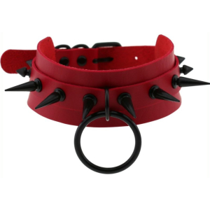 collier a pointes strobo lish rouge
