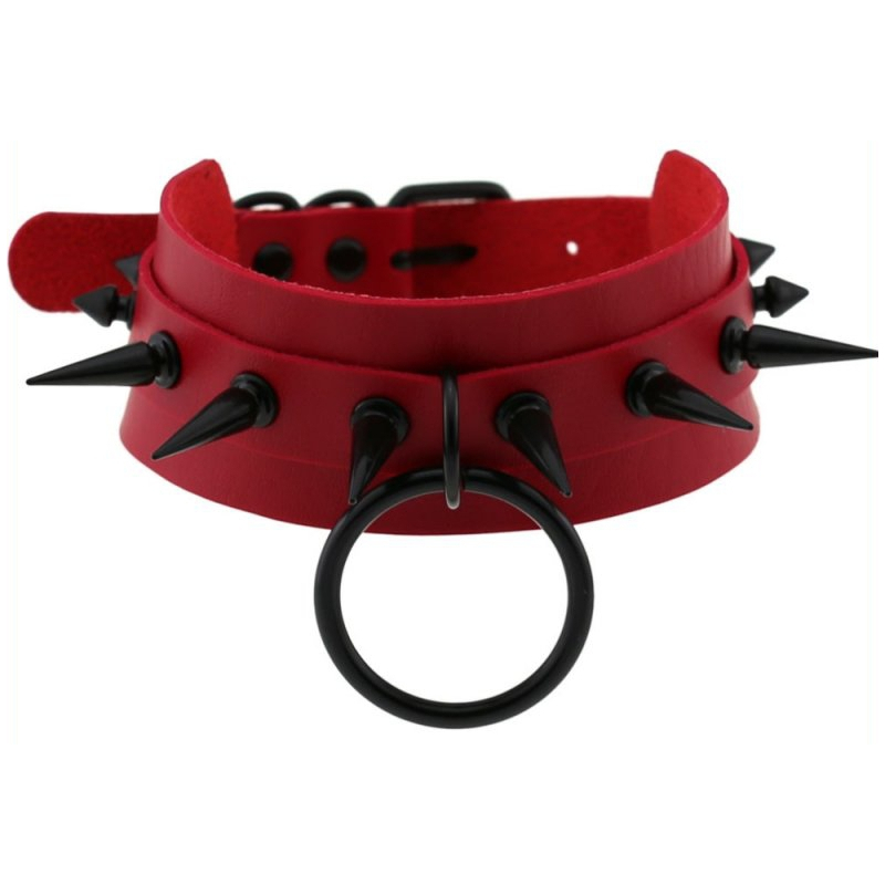 collier a pointes strobo lish rouge