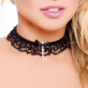 collier acilia noir