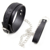 collier avec chaine metal pety noir 1