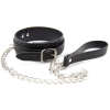 collier avec chaine metal pety noir