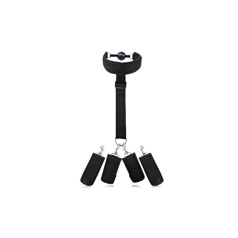 collier baillon et liens bondage