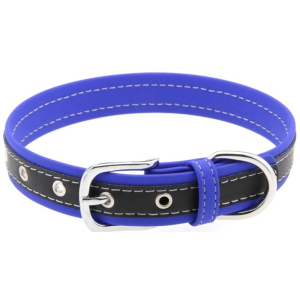 collier bicolore simili contrasted bleu fonce