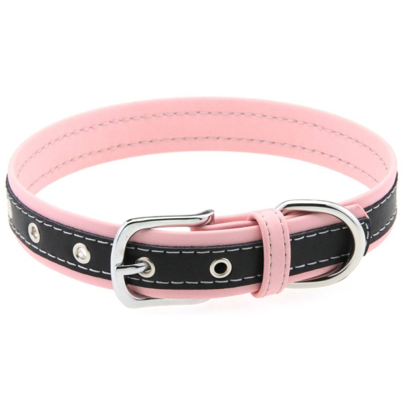 collier bicolore simili contrasted rose