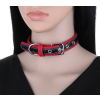 collier bicolore simili contrasted rouge 1