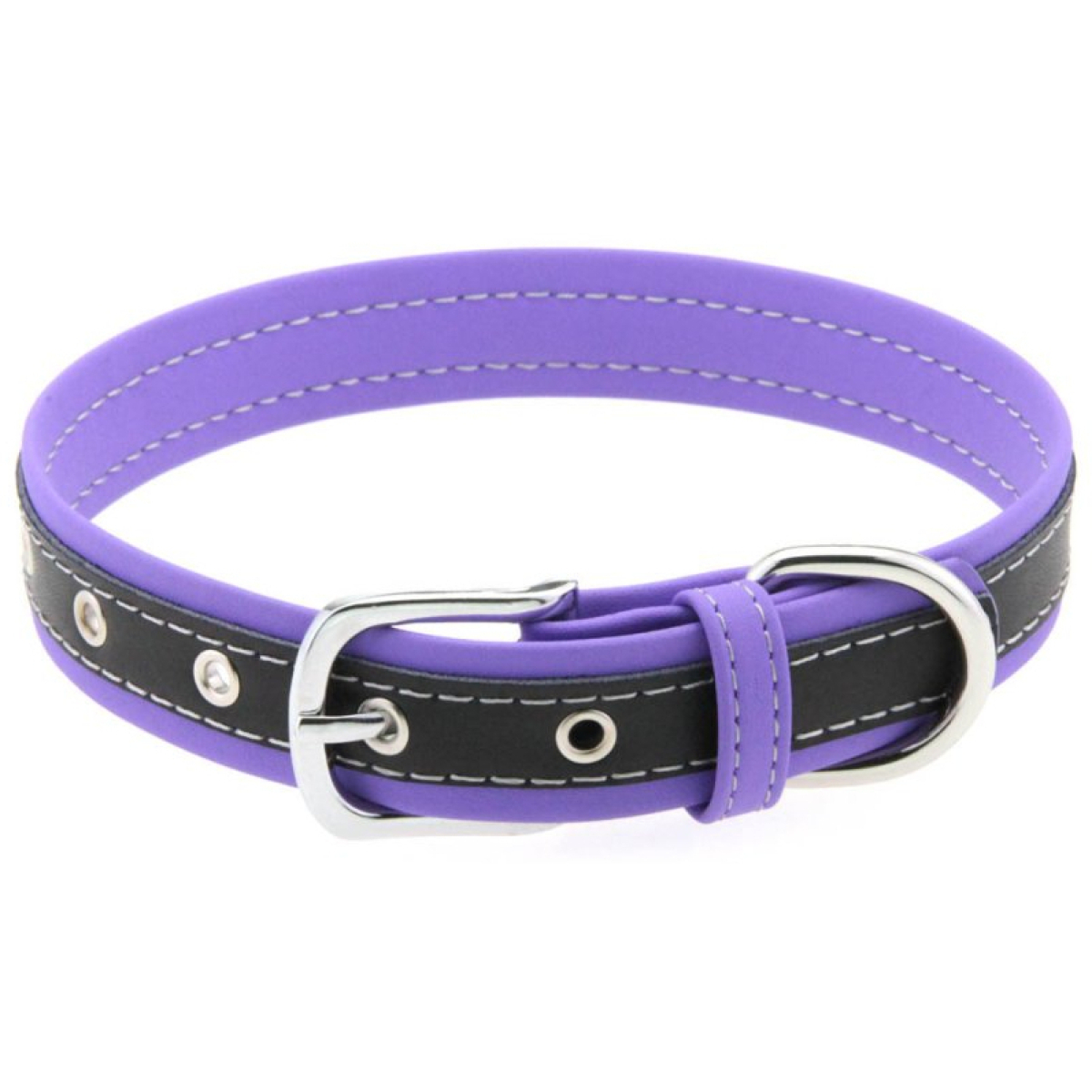 collier bicolore simili contrasted violet