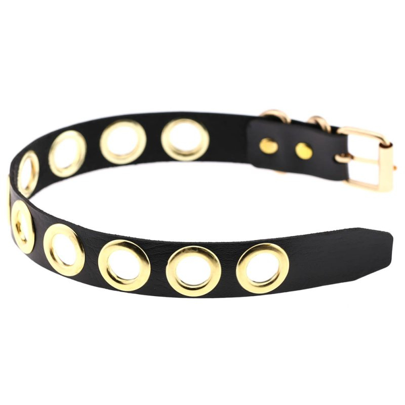 collier cirgoth noir et dore