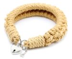collier corde hemp collar 45cm