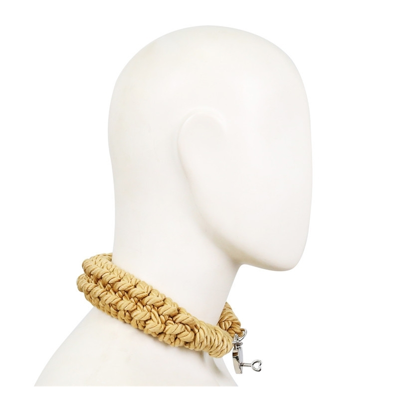 collier corde hemp collar 45cm 3