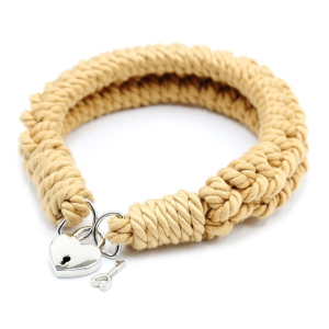collier corde hemp collar 45cm
