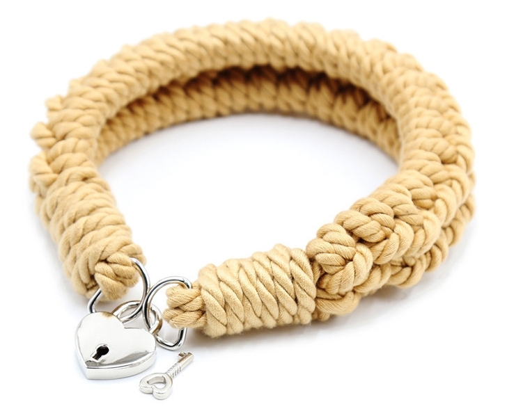 collier corde hemp collar 45cm
