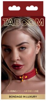 collier d ring taboom rouge 1
