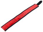 collier en cuir 3 anneaux d rouge noir 5