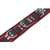 collier en cuir 3 anneaux d rouge noir 6 scaled