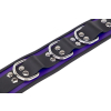 collier en cuir 3 anneaux d violet noir 5 scaled