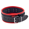 collier en cuir avec 3 anneaux d rouge 4 scaled