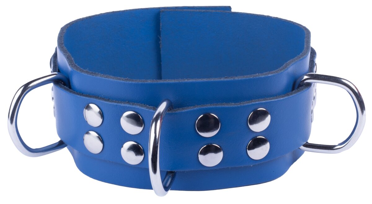 collier en cuir ultra bleu scaled