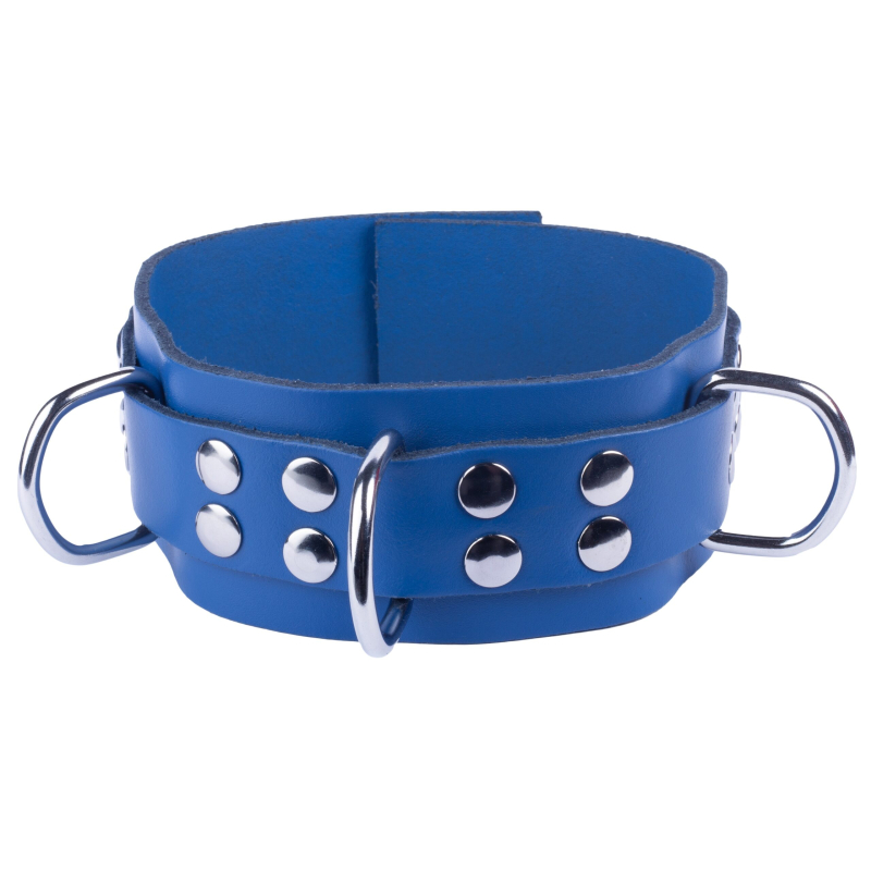 collier en cuir ultra bleu scaled
