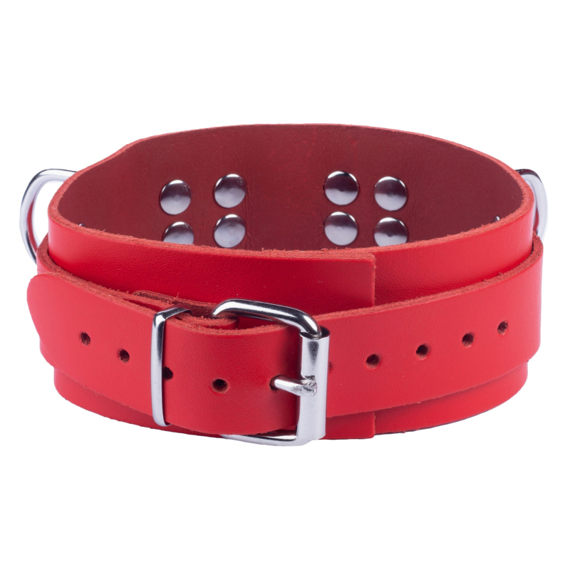 collier en cuir ultra rouge 3 scaled
