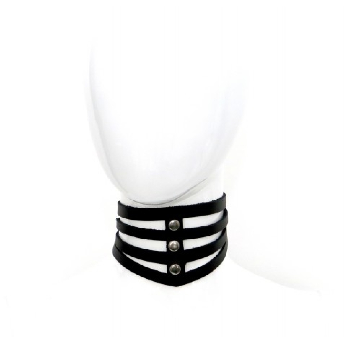 collier en cuir xena pointe 1