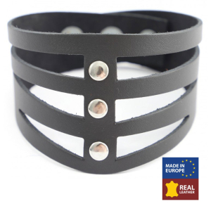 collier en cuir xena pointe