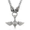 collier en metal neck skull 70cm