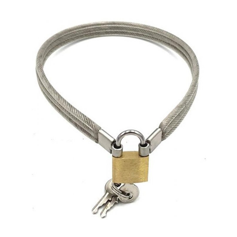 collier en metal slave lock avec cadeans 3