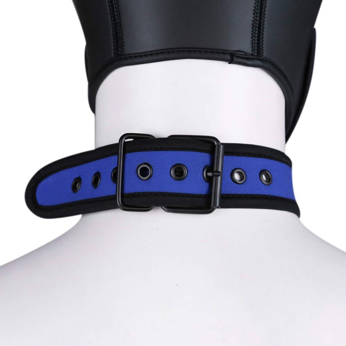 collier en neoprene bleu 3
