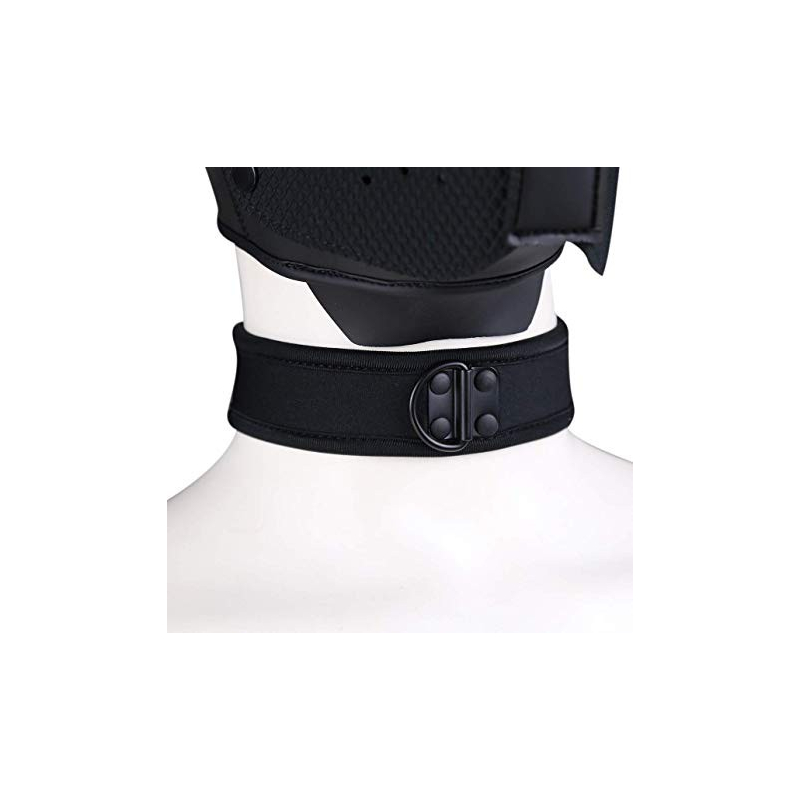 collier en neoprene noir 2