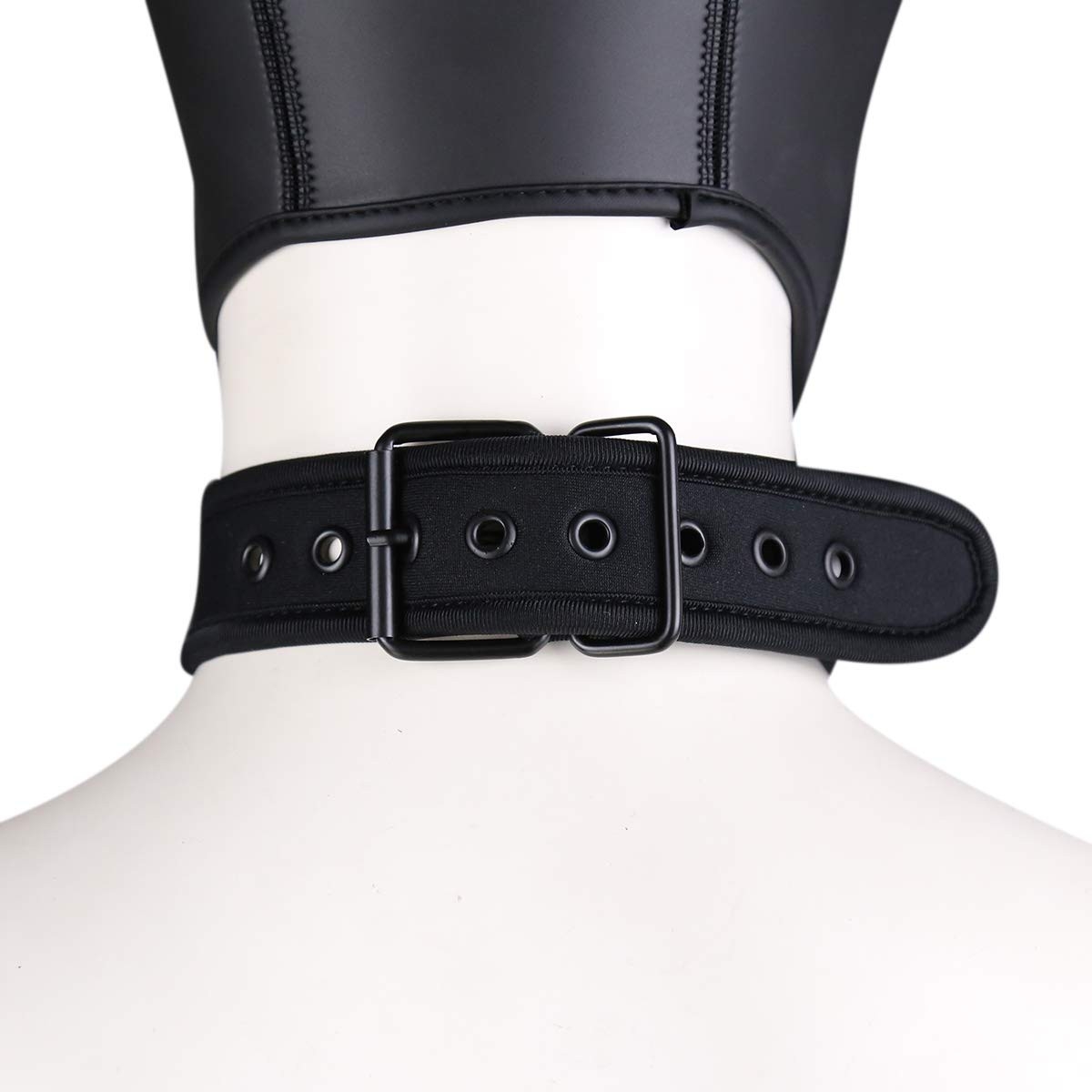 collier en neoprene noir 3