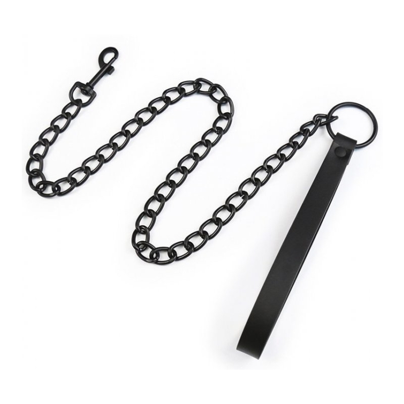 collier et laisse ball top noir 3