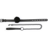 collier et laisse ball top noir 4