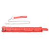 collier et laisse fur sweet rouge 1