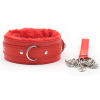 collier et laisse fur sweet rouge