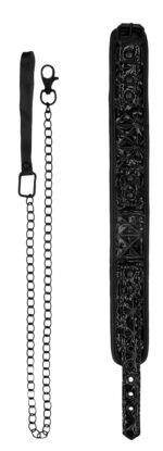 collier et laisse luxury noir 2 scaled