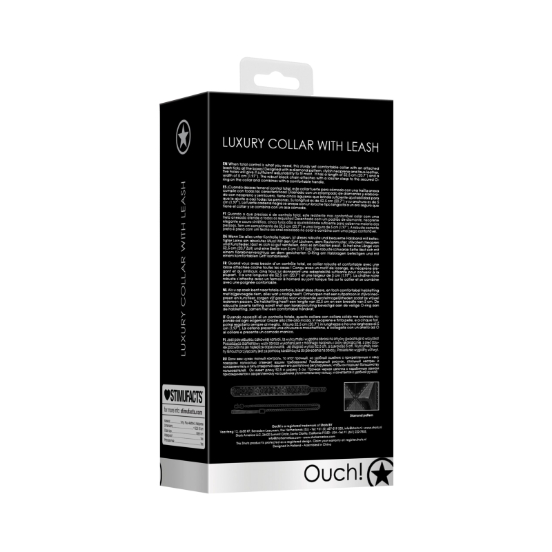 collier et laisse luxury noir 5 scaled
