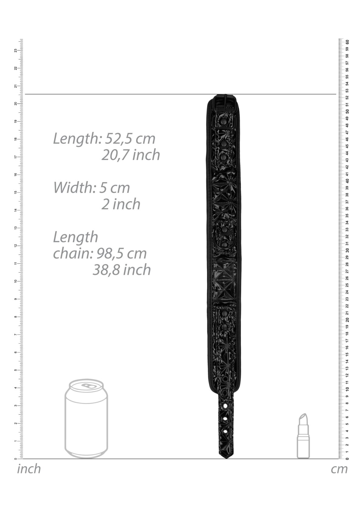 collier et laisse luxury noir 6 scaled