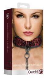collier et laisse luxury rouge 1 scaled