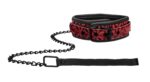 collier et laisse luxury rouge scaled