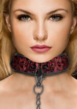 collier et laisse luxury rouge 4 scaled