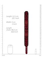 collier et laisse luxury rouge 5 scaled