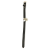 collier et laisse sclave noirs 1