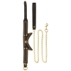 collier et laisse studded vogue noir 4