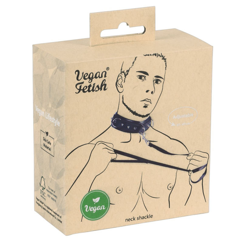 collier et laisse vegan fetish 1