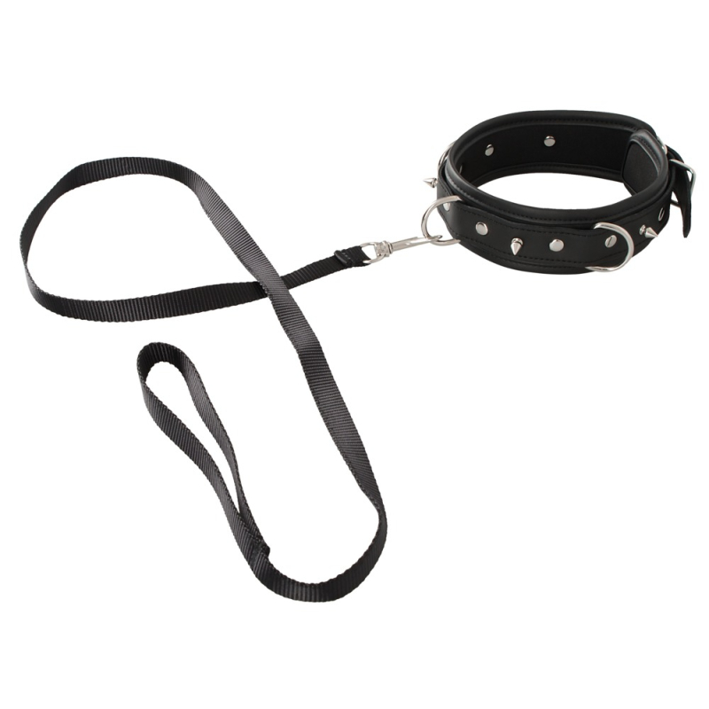 collier et laisse vegan fetish